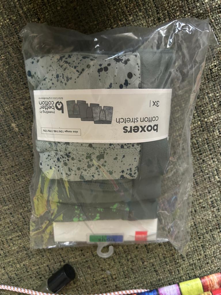 3 HEMA jongens boxers legergroen maat 170/176 nieuw, Ophalen of Verzenden, Nieuw, Jongen