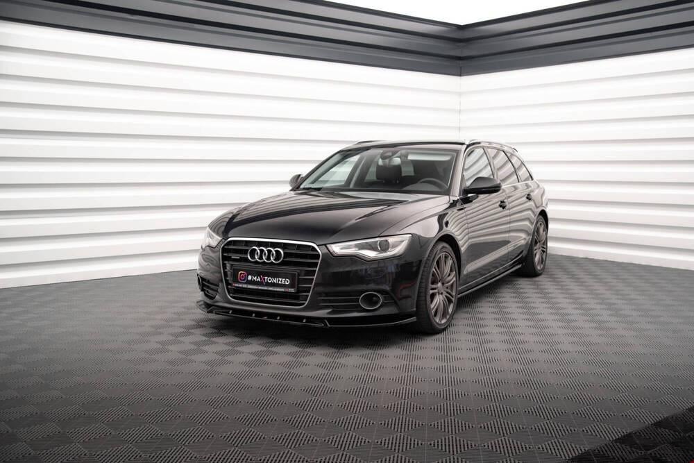 Voorlip sideskirt spoiler diffuser - Audi A6 C7 Avant 11-14, Ophalen of Verzenden