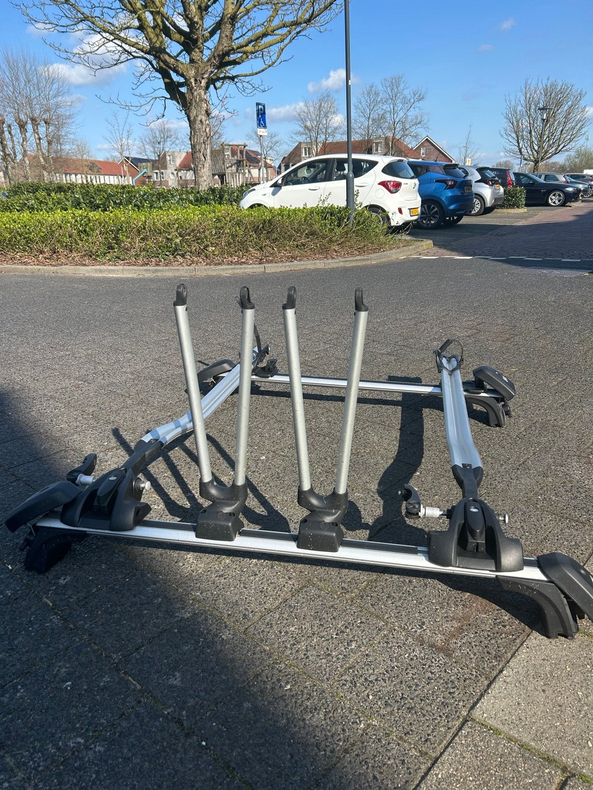 Originele BMW dakdrager F45/F31 met fietsenhouder, Auto diversen, Dakdragers, Ophalen, Gebruikt