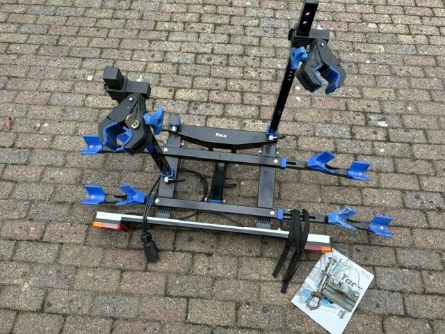 Fietsendrager Tacx, Auto diversen, Fietsendragers, Ophalen, Gebruikt, Elektrische fiets, 2 fietsen