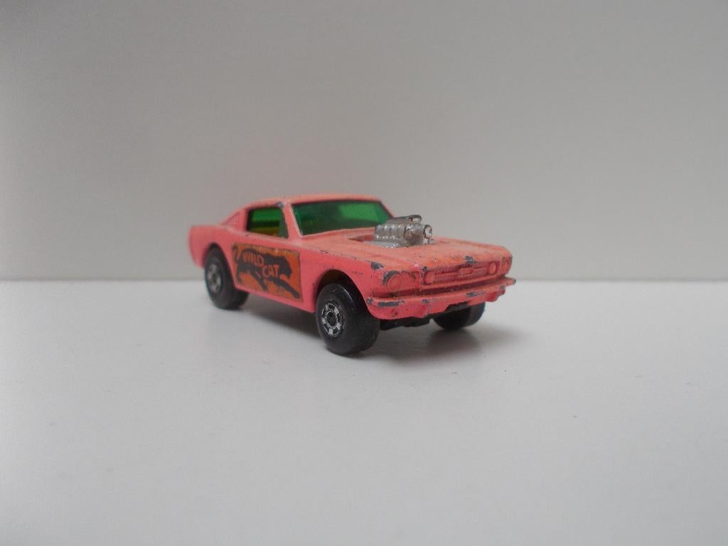 6221 Ford Mustang Wildcat Dragster Lesney Matchbox No 8, Ophalen of Verzenden, Gebruikt, Auto