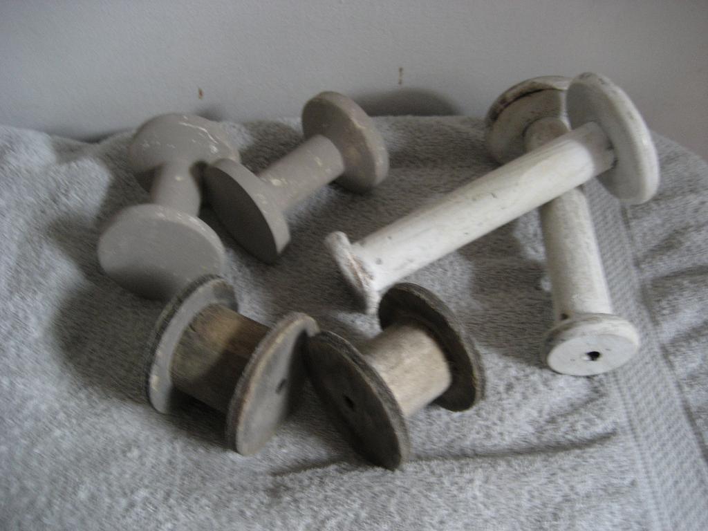 brocante houten spoelen klossen div. maten, Huis en Inrichting, Ophalen of Verzenden, Gebruikt