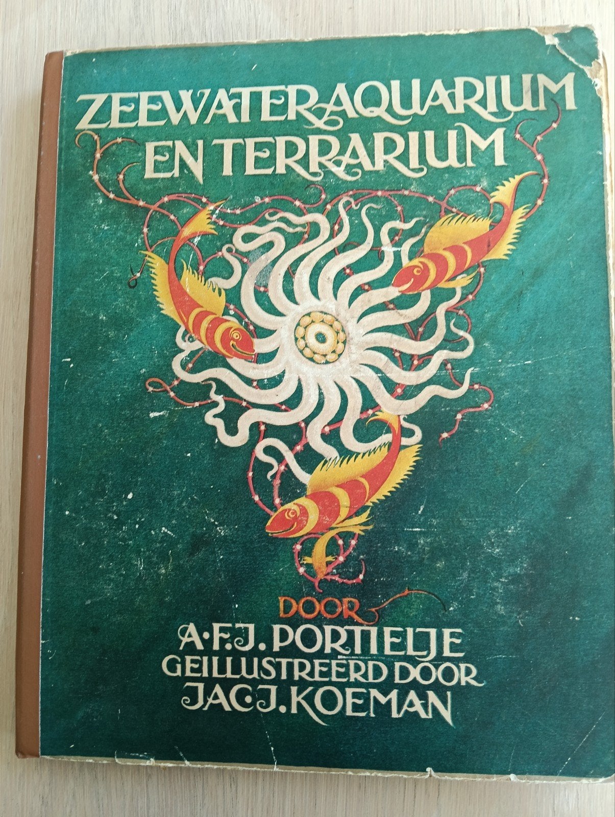Zeewater-Aquarium en Terrarium - A.F.J. Portielje (1930), Ophalen of Verzenden