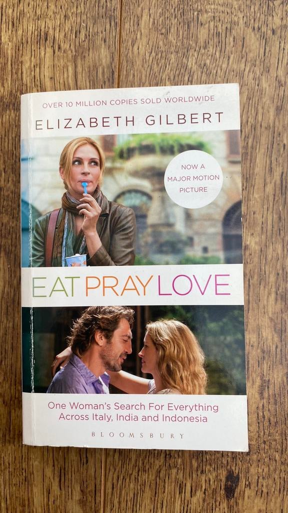 Eat, pray, love door elizabeth gilbert, Boeken, Ophalen of Verzenden, Zo goed als nieuw