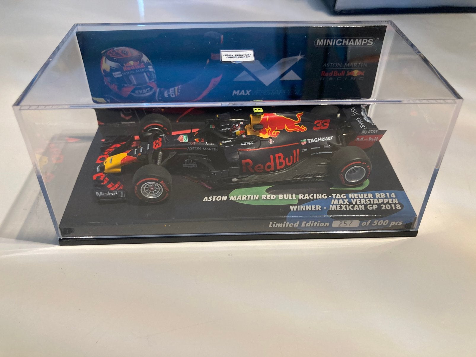 Max Verstappen rb14 mexican gp 2018, Ophalen of Verzenden, Nieuw, Formule 1