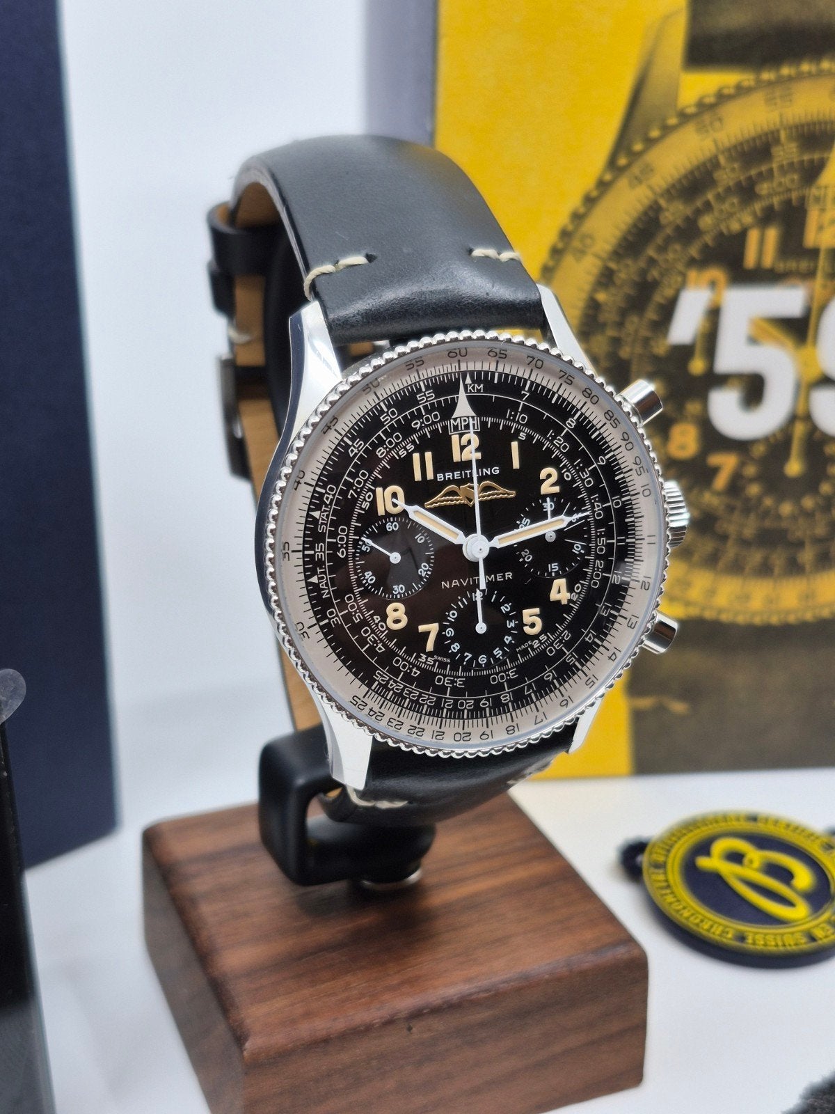 Breitling Navitimer 806 Re-Edition – 2019 | Full Set, Ophalen of Verzenden, Gebruikt, Breitling