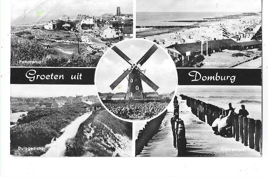 Domburg, Ophalen of Verzenden, 1960 tot 1980, Gelopen, Zeeland