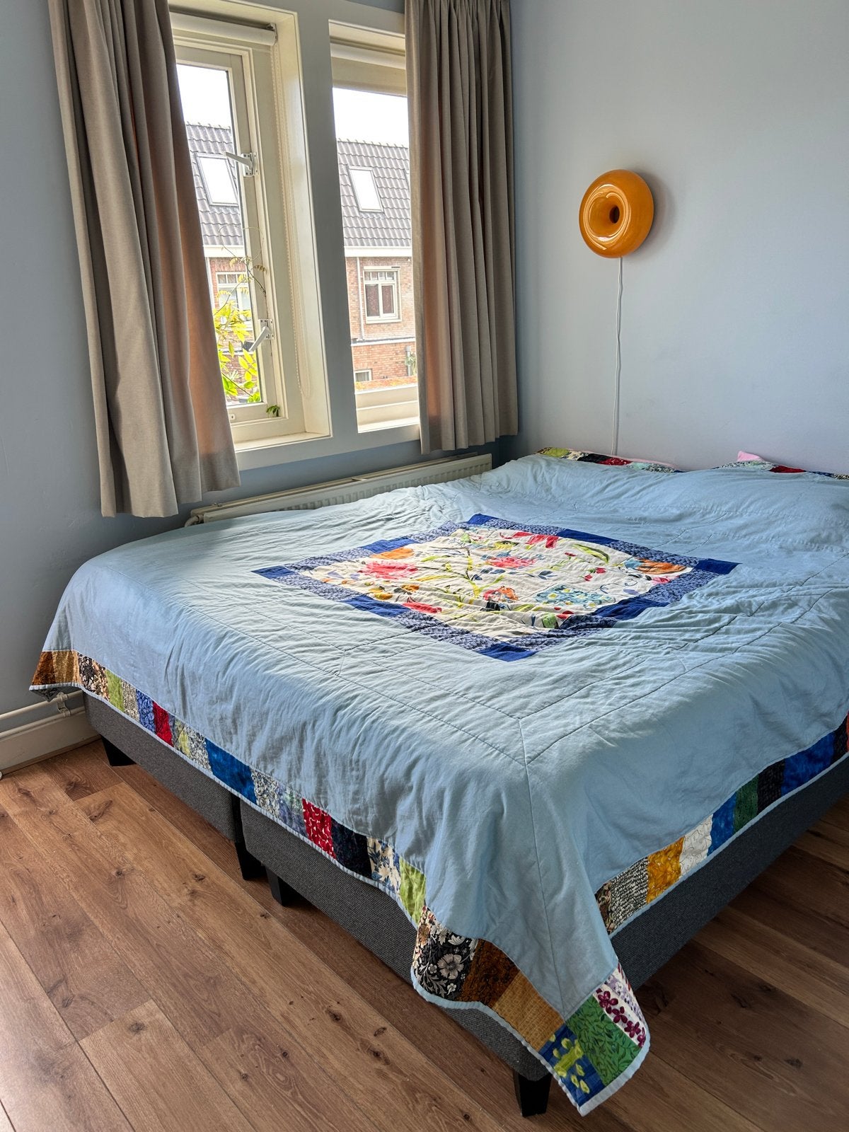 Jensen boxspring bed 180x200 cm, Gebruikt, Tweepersoons, Ophalen of Verzenden, 180 cm