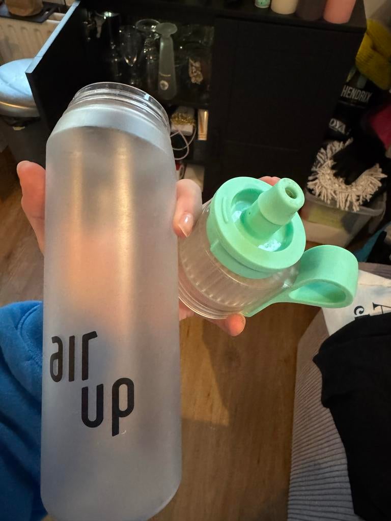 Air up drinkfles met vele extra's, Sport en Fitness, Bidons, Ophalen of Verzenden, Zo goed als nieuw