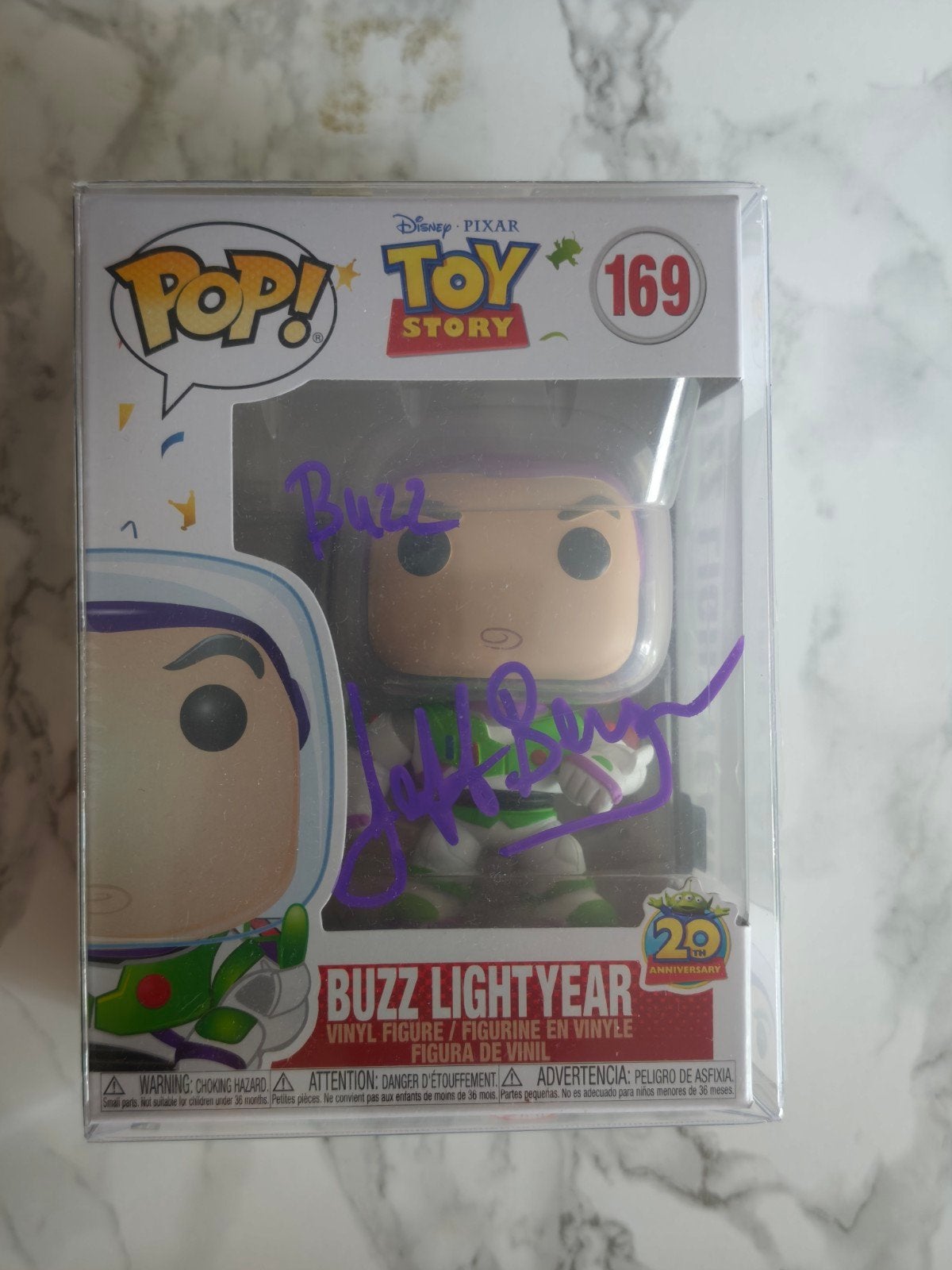 Funko Toy Story Buzz Lightyear signed Jeff Bergman, Ophalen of Verzenden, Nieuw