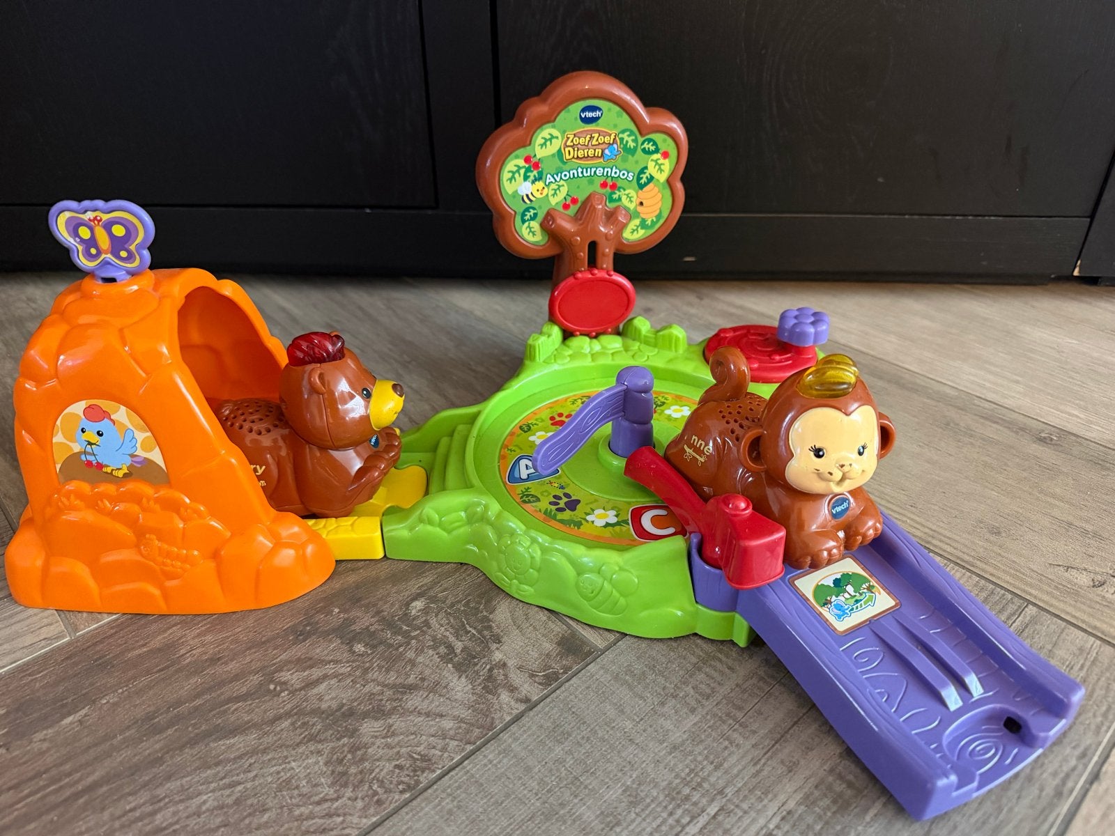 VTech Zoef Zoef Dieren Avonturenbos met diertjes, Ophalen of Verzenden, Gebruikt, Jongen of Meisje