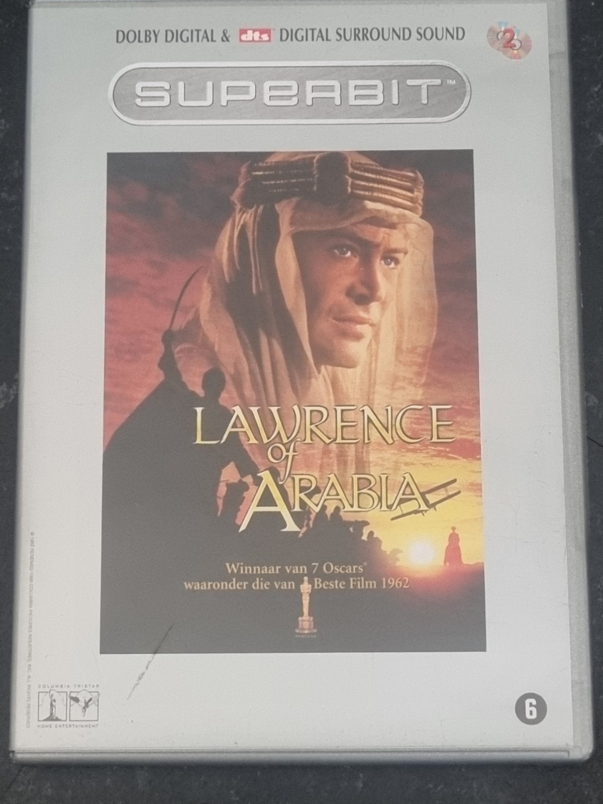 Lawrence of Arabia - Superbit DVD (2 discs), 1960 tot 1980, Engels, Nederlands, Ophalen of Verzenden