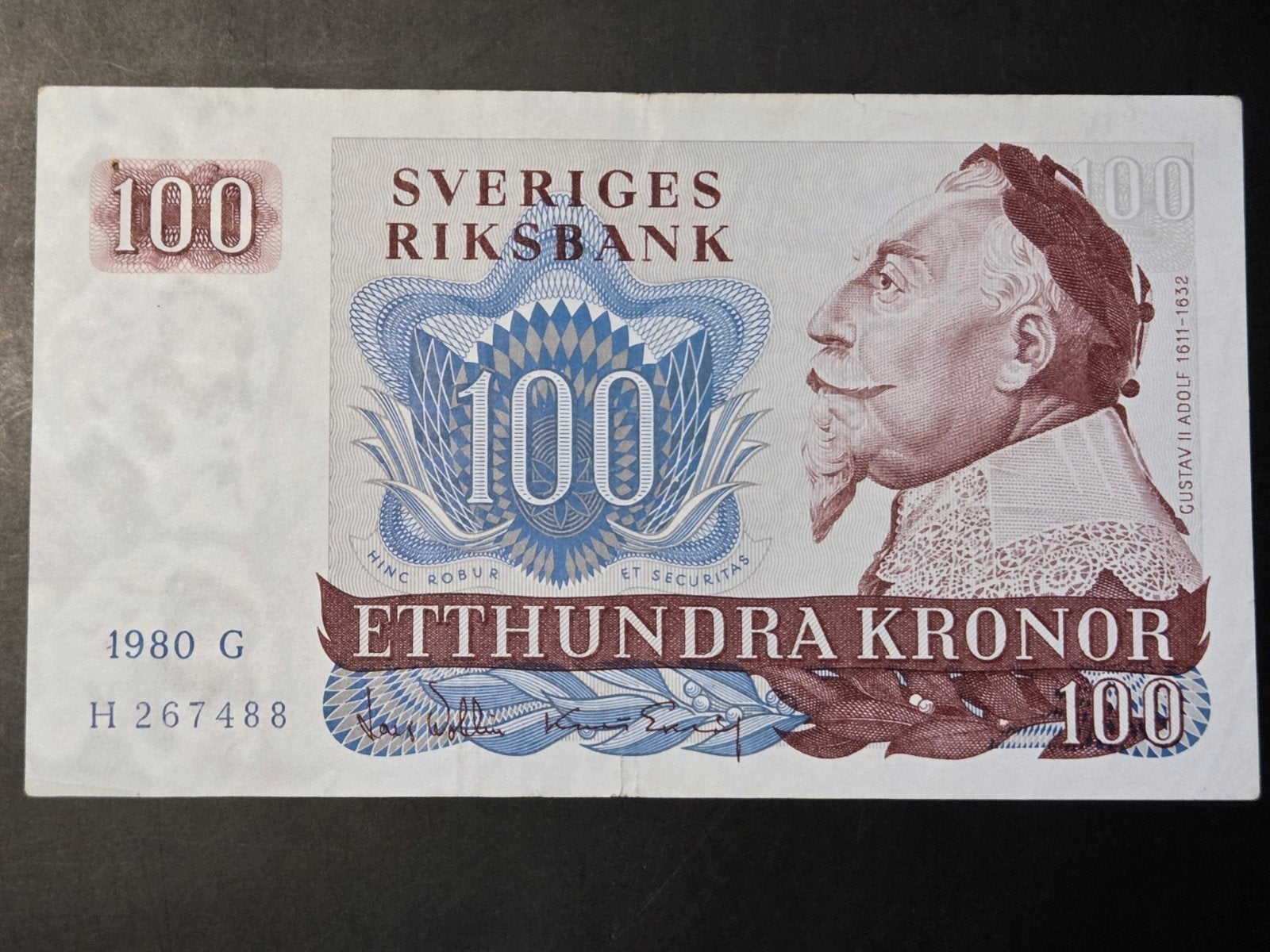 Sweden 100 kronor 1980 XF+, Ophalen of Verzenden, Overige landen