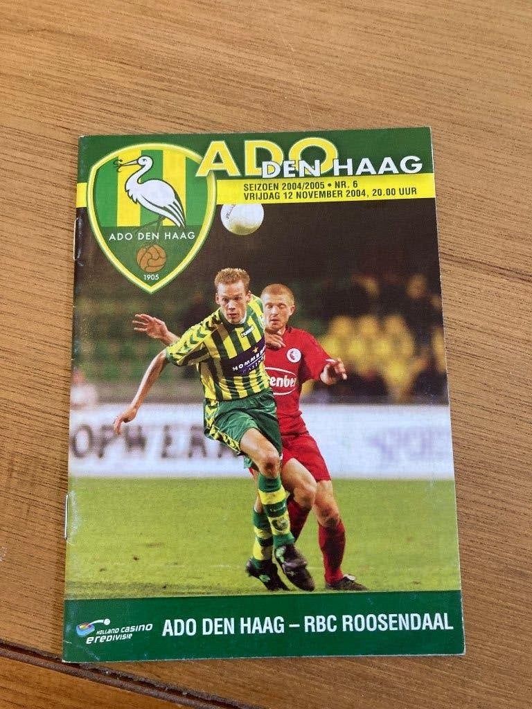 Programma Ado Den Haag - RBC Roosendaal 12 november 2004, Ophalen of Verzenden, Gebruikt, Overige binnenlandse clubs, Boek of Tijdschrift
