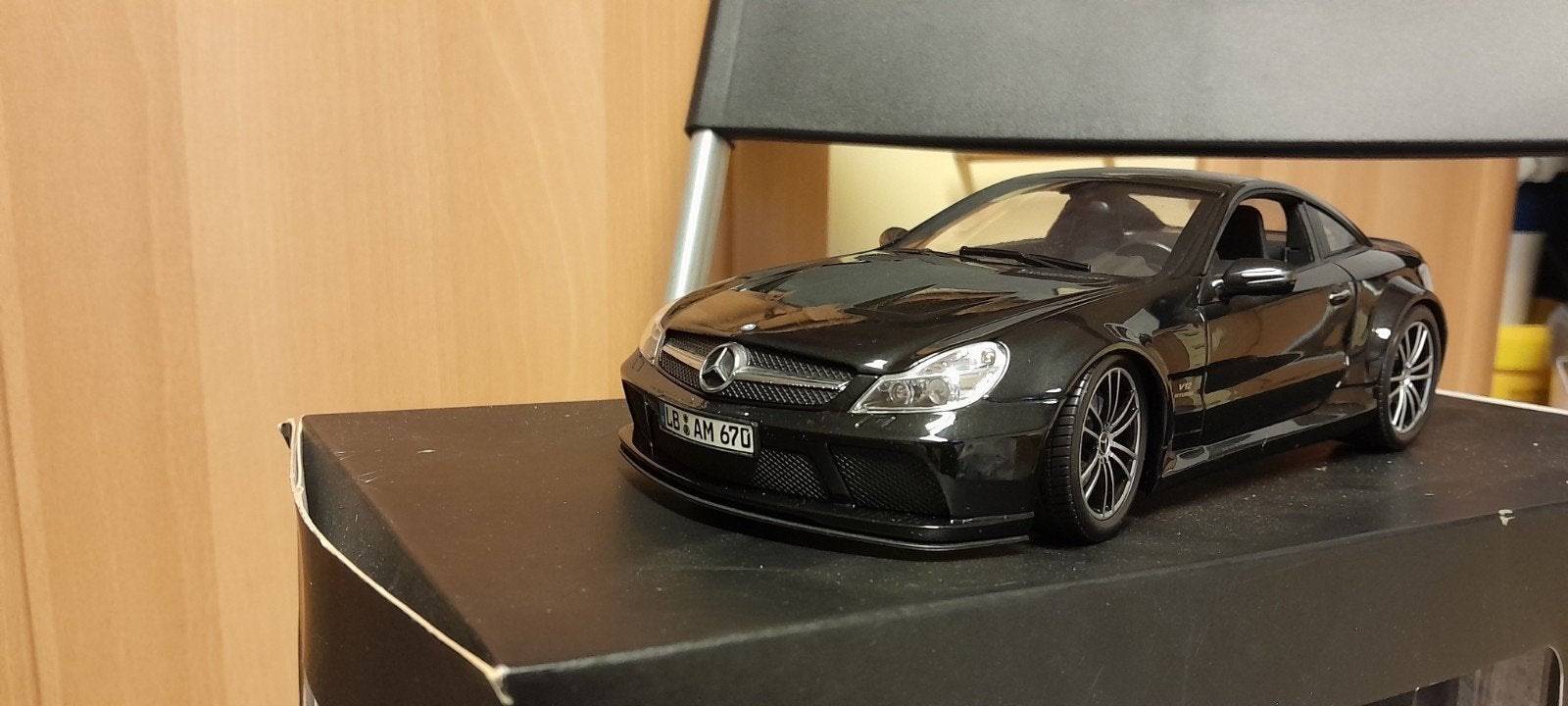 Mercedes-Benz SL 65 AMG Black Series Minichamps -ook te ruil, Ophalen of Verzenden, Zo goed als nieuw, MiniChamps