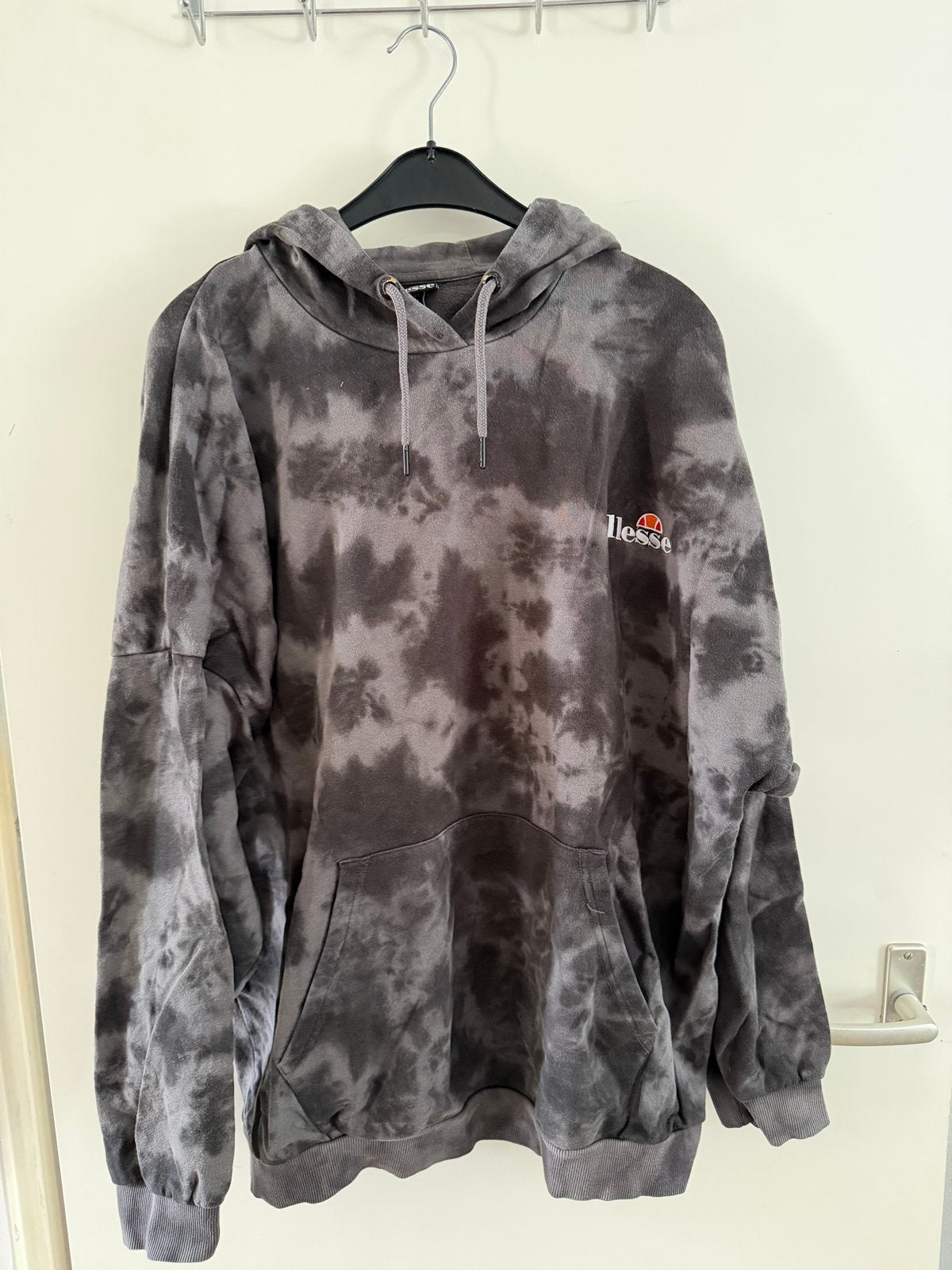 Ellesse Tie-Dye Hoodie - Maat L, Ophalen of Verzenden, Gedragen, Maat 42/44 (L), Grijs