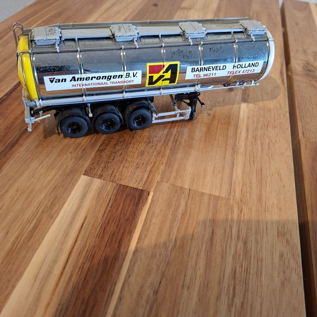 WSI Tankoplegger HOBUR ,Van Amerongen B.V. Barneveld Holland, Verzenden, Zo goed als nieuw, Bus of Vrachtwagen, Wsi
