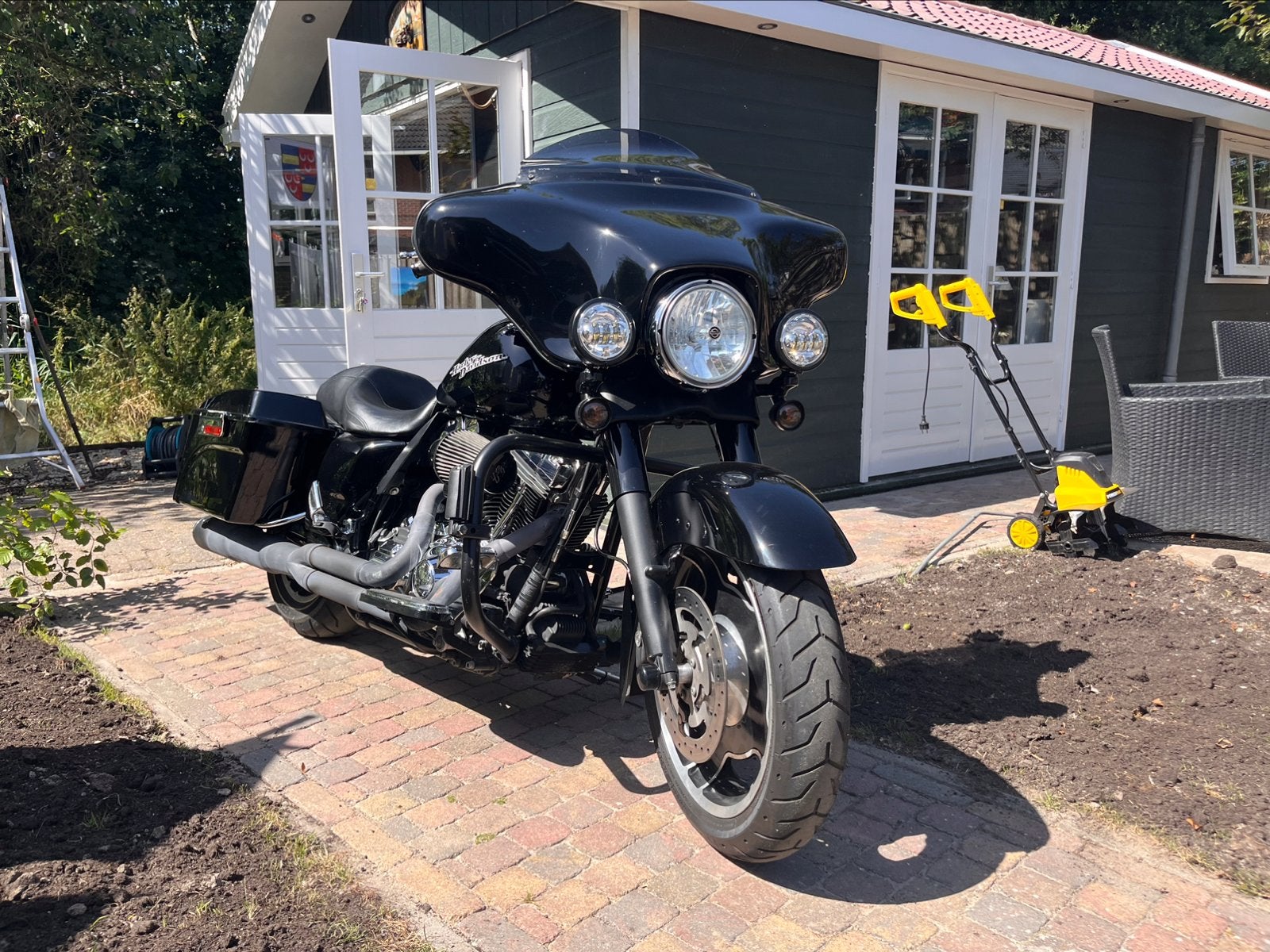 Streetglide uit 2012 wegens omstandigheden te koop, Motoren, 1688 cc, 2 cilinders, Occasion, Motorrijbewijs A