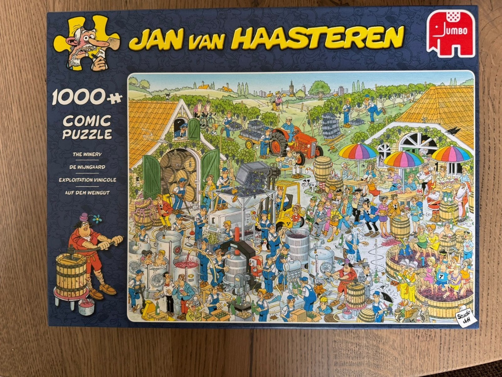 Jan van Haasteren - De Wijngaard - 1000 stukjes, Ophalen of Verzenden, 500 t/m 1500 stukjes, Zo goed als nieuw, Legpuzzel