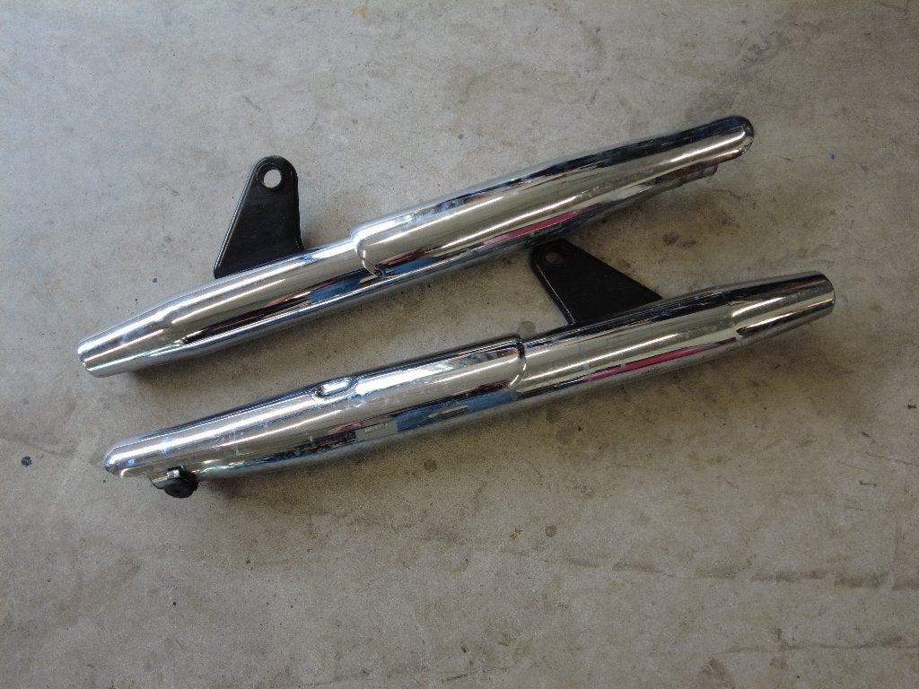 Triumph Bonneville America Speedmaster Uitlaatdemperset open, Ophalen of Verzenden, Gebruikt