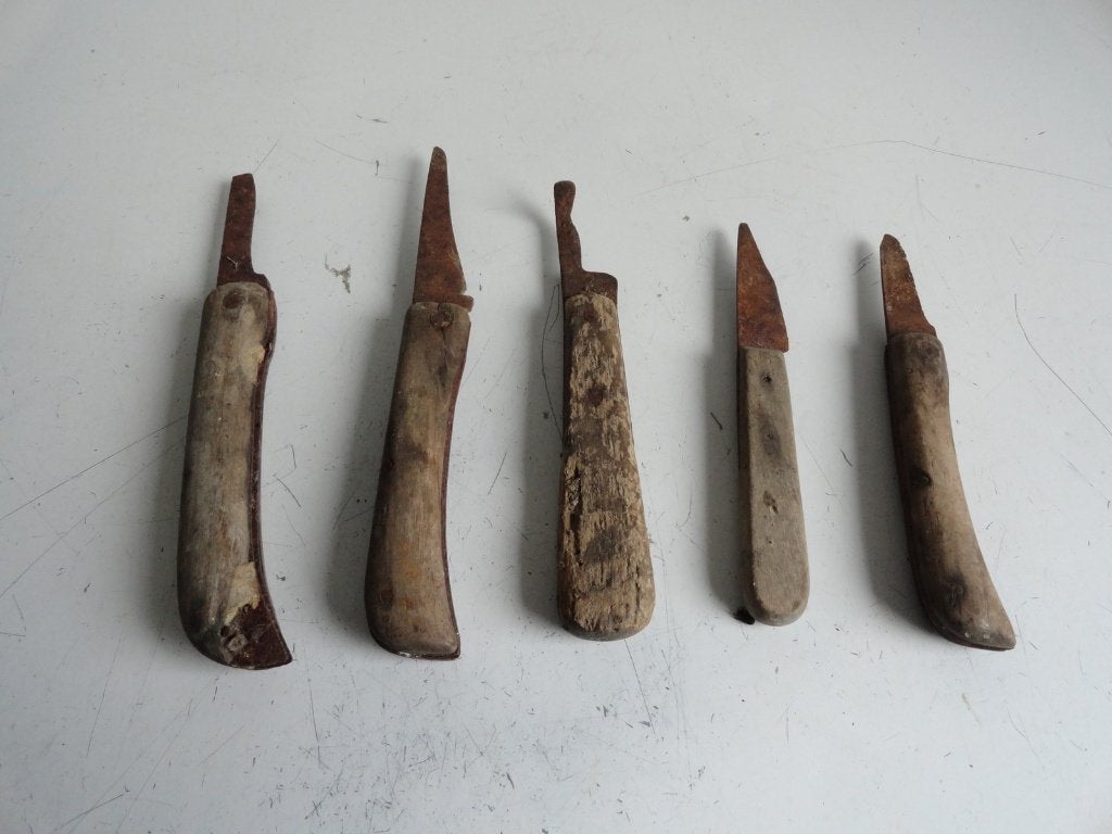 Zakmessen en mesjes, antiek, Antiek en Kunst, Antiek | Gereedschap en Instrumenten, Ophalen of Verzenden