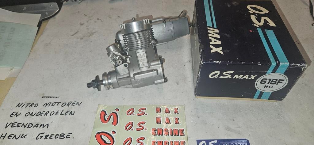 Os Max SF 61 met powerbox uitlaat, Ophalen of Verzenden, Gebruikt, Nitro, RTF (Ready to Fly)