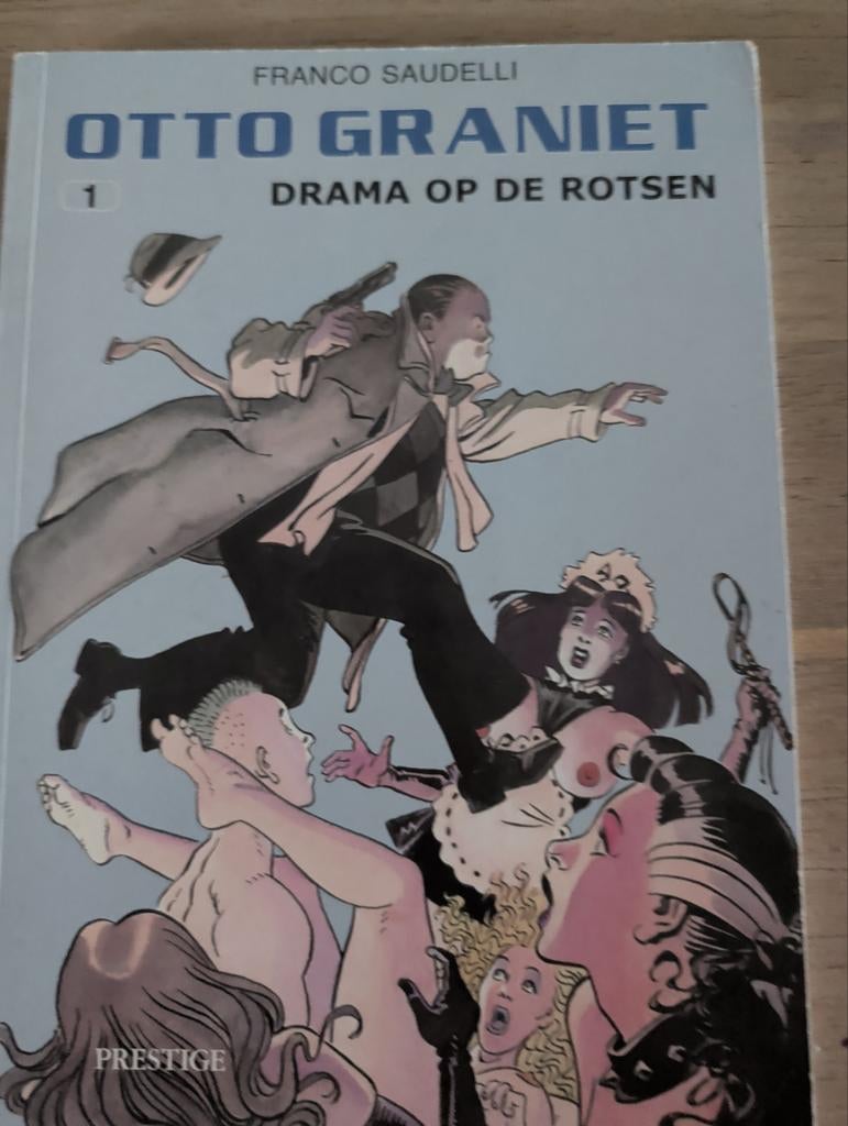 Otto Graniet - Drama op de rotsen, Gelezen, Eén stripboek, Ophalen of Verzenden, Franco Saudelli