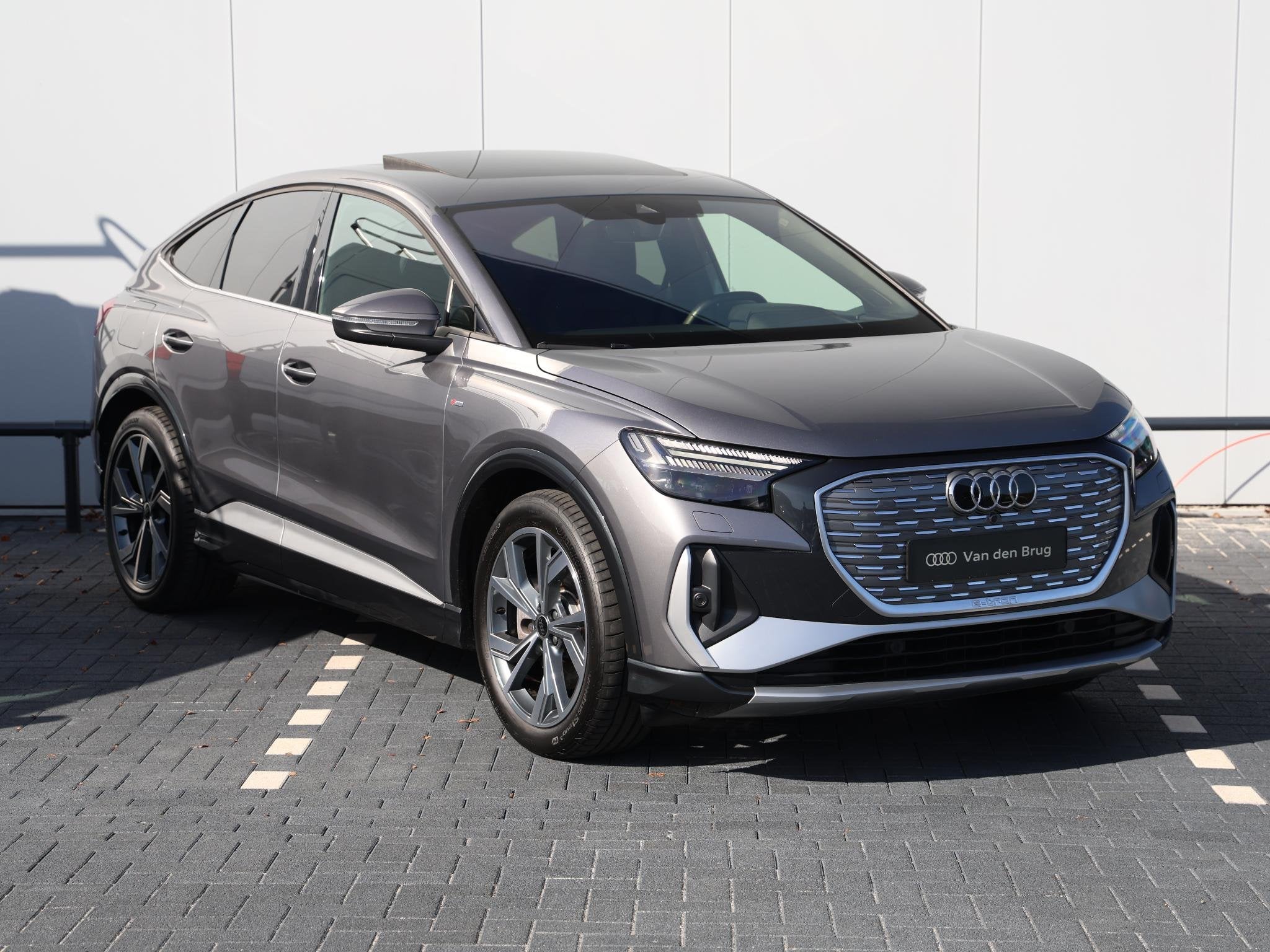 Audi Q4 Sportback e-tron 45 S Edition 82 kWh | Pano | Elektr, Automaat, Achterwielaandrijving, Gebruikt, Zwart
