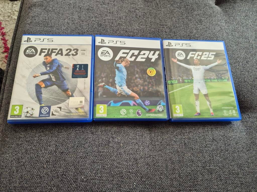 FIFA 23, FC 24 & FC 25 PS5 Games - Voetbalcollectie, Spelcomputers en Games, Games | Sony PlayStation 5, Ophalen of Verzenden