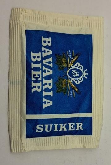 Bavaria Bier Suikerzakje, Verzamelen, Biermerken, Ophalen of Verzenden, Zo goed als nieuw, Reclamebord, Plaat of Schild, Bavaria