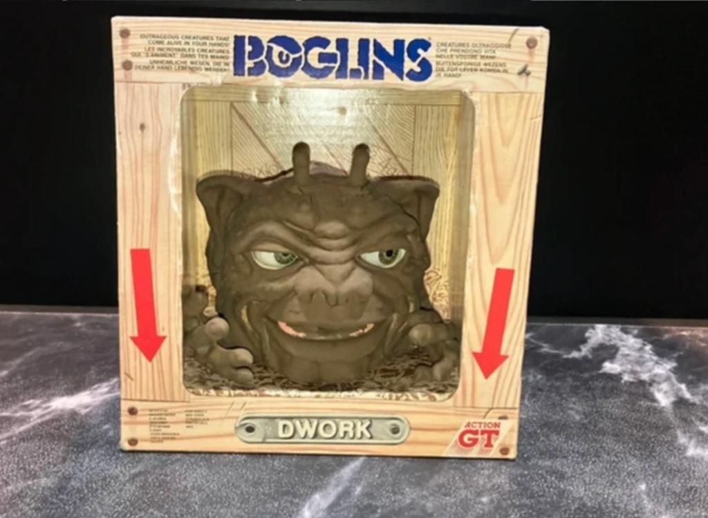 Boglins Dwork 1987 handpop Action GT, Verzamelen, Poppetjes en Figuurtjes, Ophalen of Verzenden