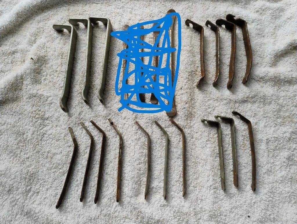 fiets bandenlichters nog 17 stuks diverse maten, Ophalen of Verzenden, Gebruikt, Bandgereedschap