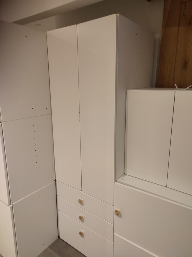 IKEA PLATSA kast met FONNES deur en 3 lades, 180x60x55 cm, Ophalen, Gebruikt, 50 tot 100 cm, 150 tot 200 cm