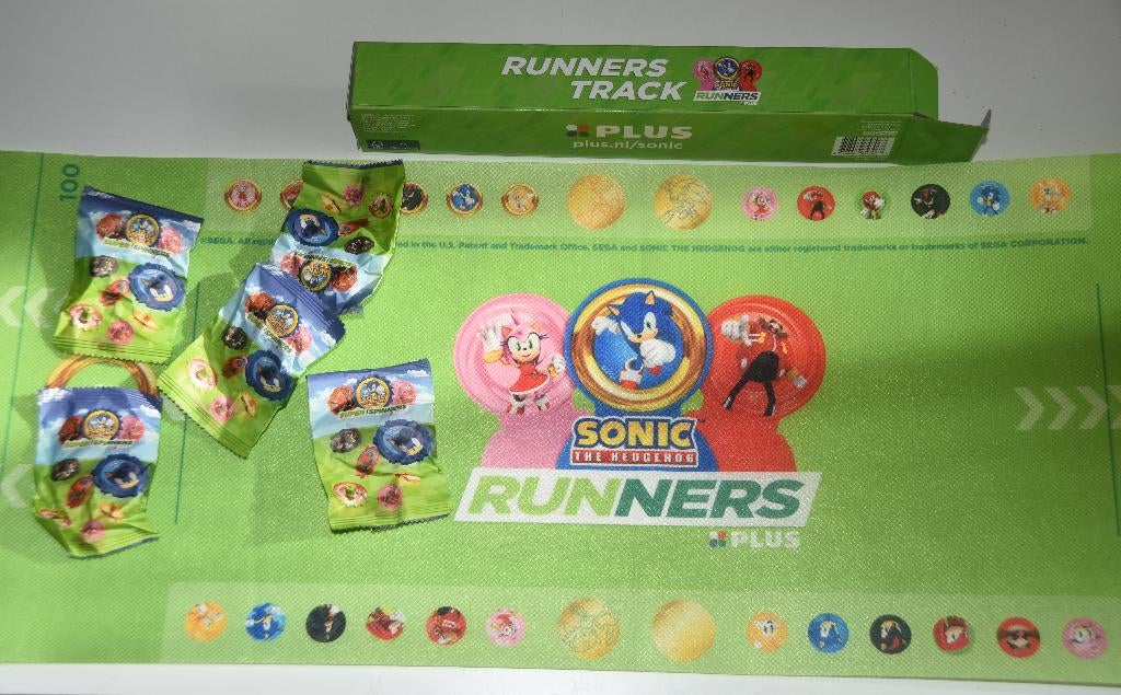 NIEUW Plus Sonic Runners track speelveld, Verzamelen, Supermarktacties, Plus, Verzenden
