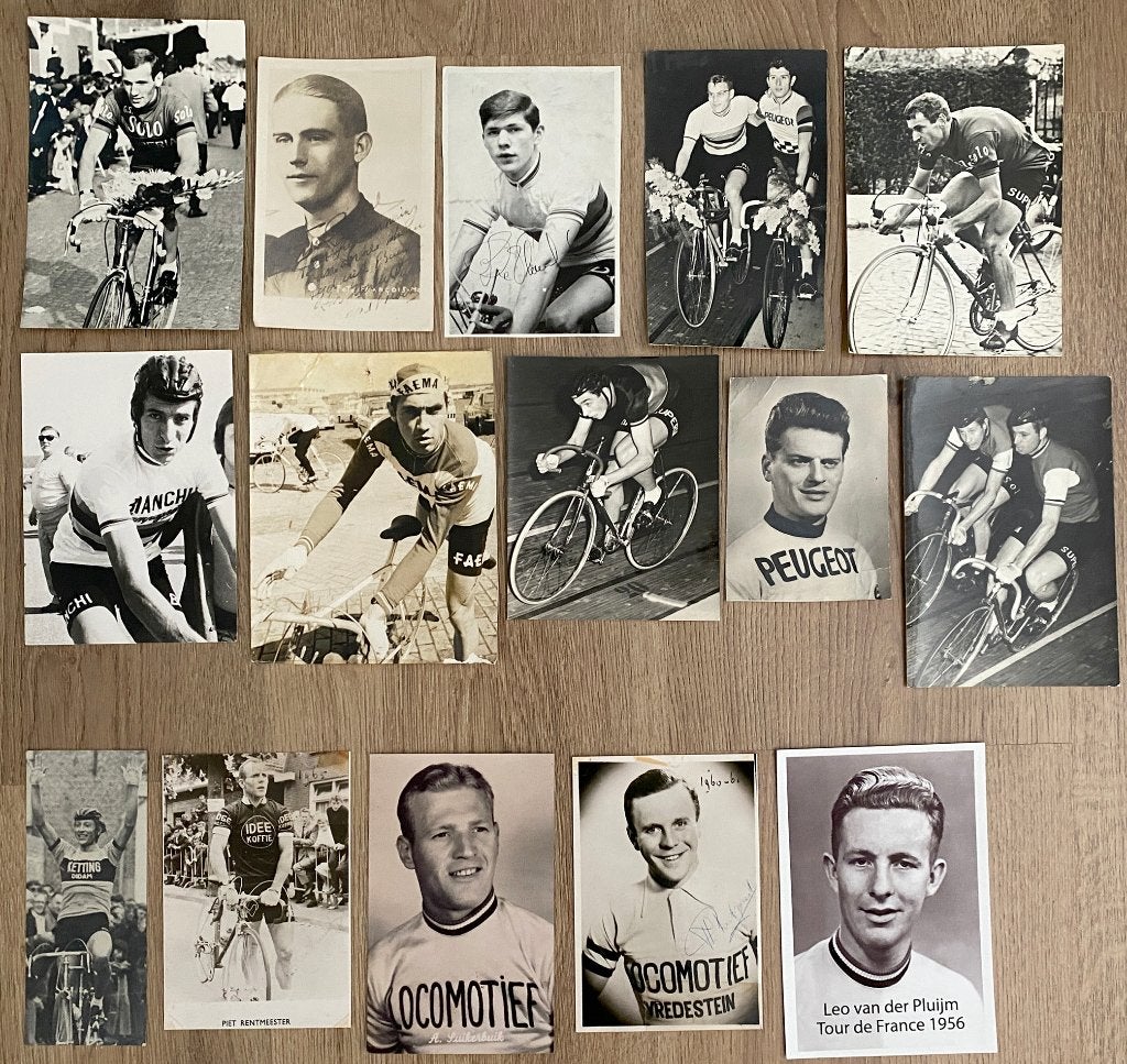 Wielrennen 15 oude foto’s en repros diverse renners, Ophalen of Verzenden, Overige typen
