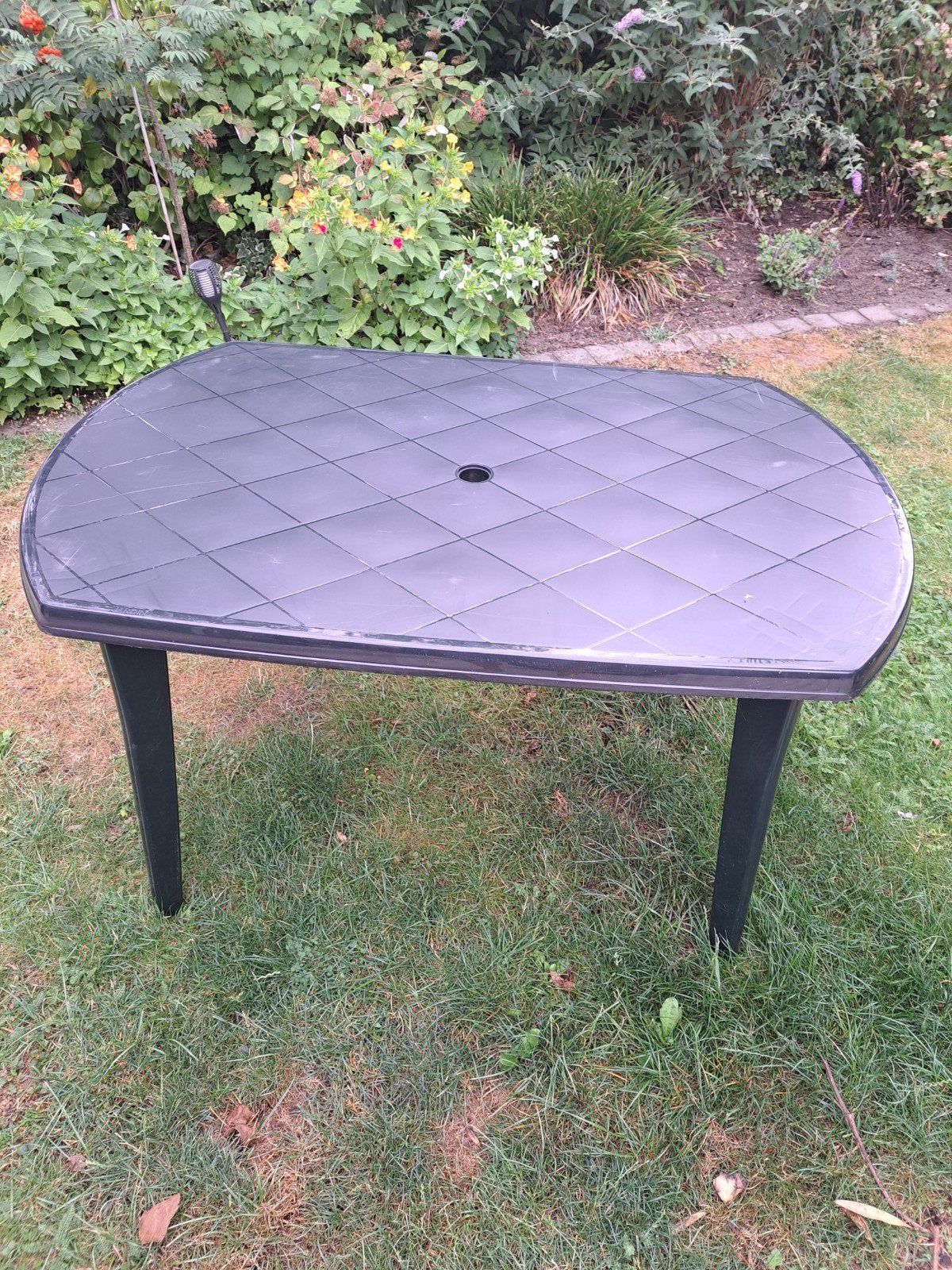 Tuin-/Balkontafel 137x80 cm, Ophalen, Gebruikt, Rechthoekig, Kunststof