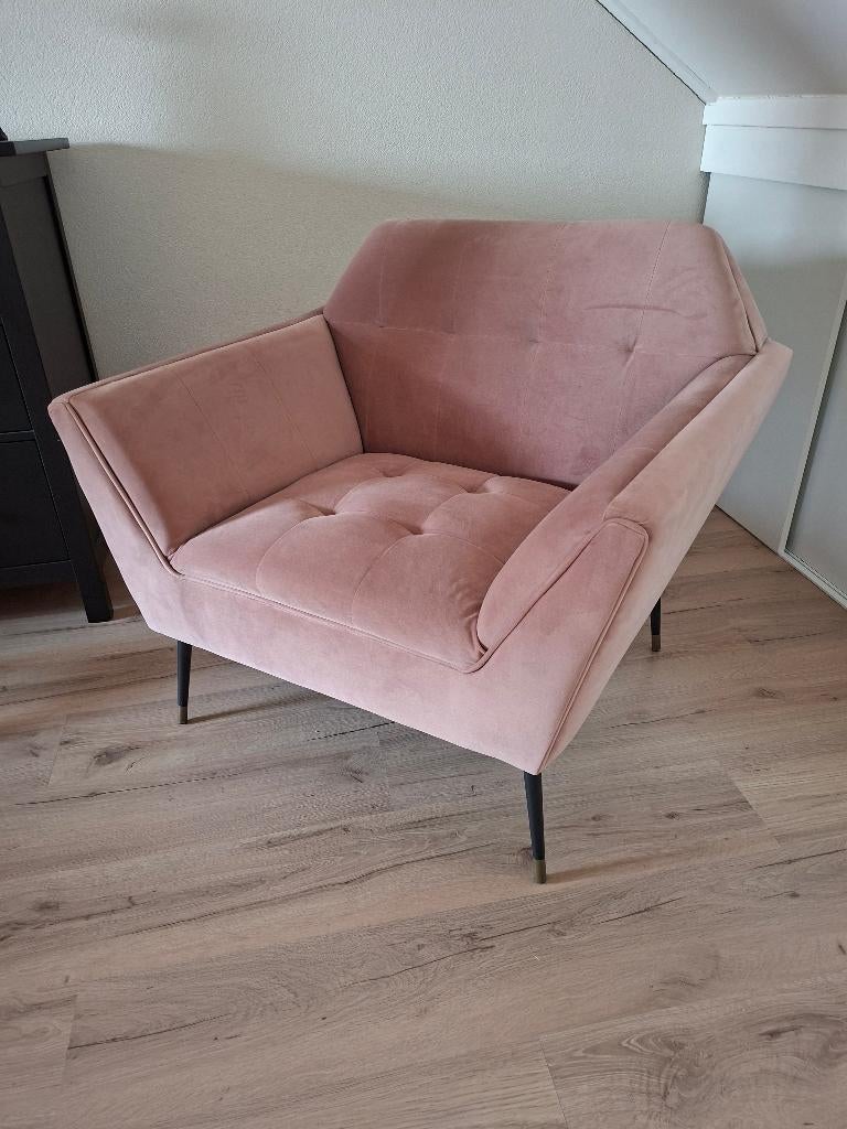 Fauteuil Dutchbone Kate, Ophalen, 75 tot 100 cm, Zo goed als nieuw, Stof