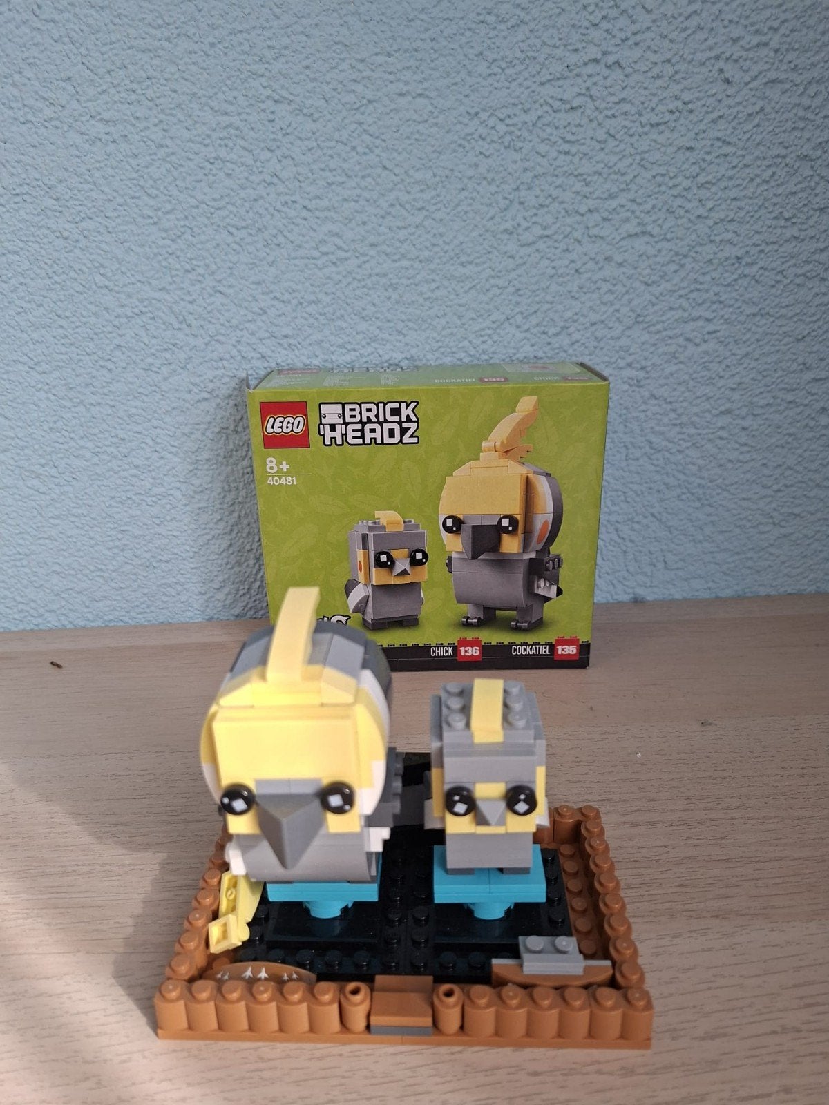 LEGO BrickHeadz 40481 Kaketiel en Kuiken, BrickHeadz, Lego, Ophalen of Verzenden, Zo goed als nieuw