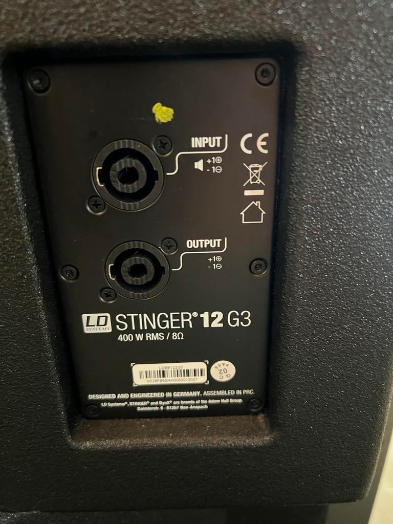 Complete LD Systems PA Set: Stinger 12, 15, 18 G3 met Amps, Ophalen, Zo goed als nieuw, 1000 watt of meer, P.A.
