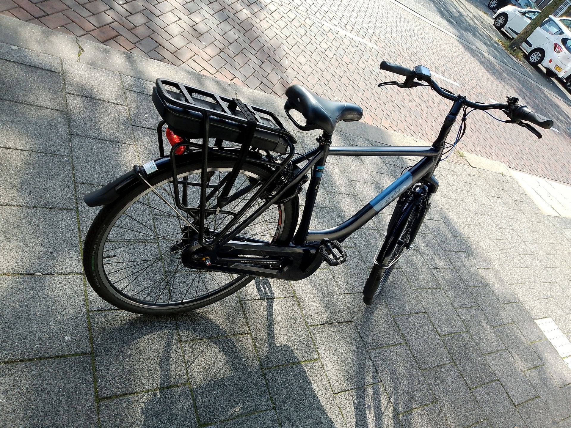 Gazelle Paris C7 h57 elektrische herenfiets Bosch middenmoto, Fietsen en Brommers, Gebruikt, -, -, -