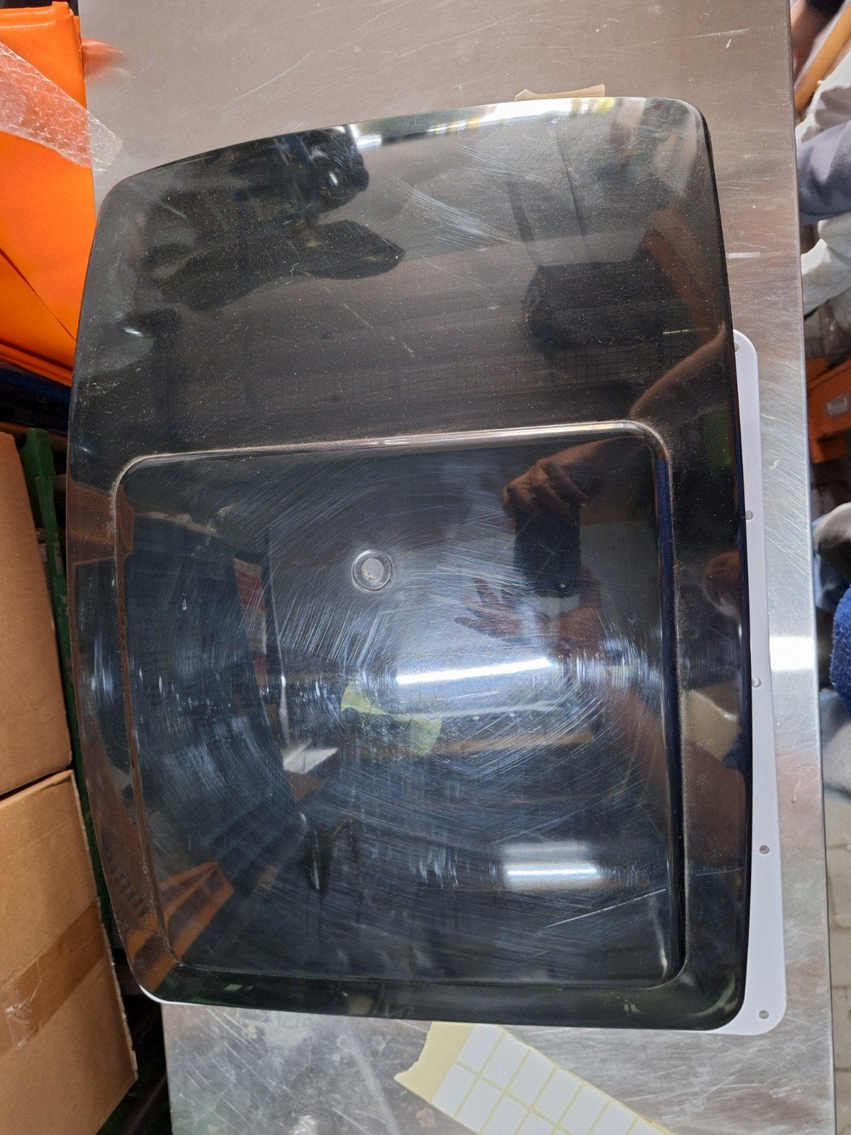 max fan deluxe dakluik met ventilator 40x40cm, Caravans en Kamperen, Ophalen of Verzenden, Gebruikt