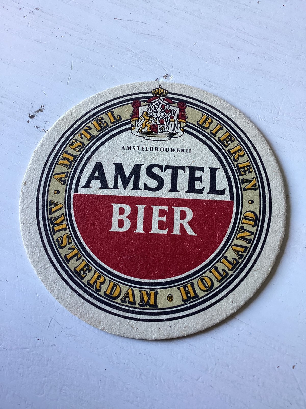 Viltje Amstel Bier/ 20e Amstel Gold Race 1985 (wielrennen), Verzenden, Zo goed als nieuw, Viltje(s), Amstel
