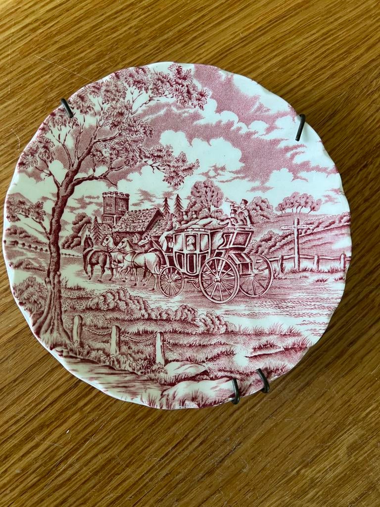 Myott Royal Mail Staffordshire Ware Decoratief Bord, Ophalen of Verzenden