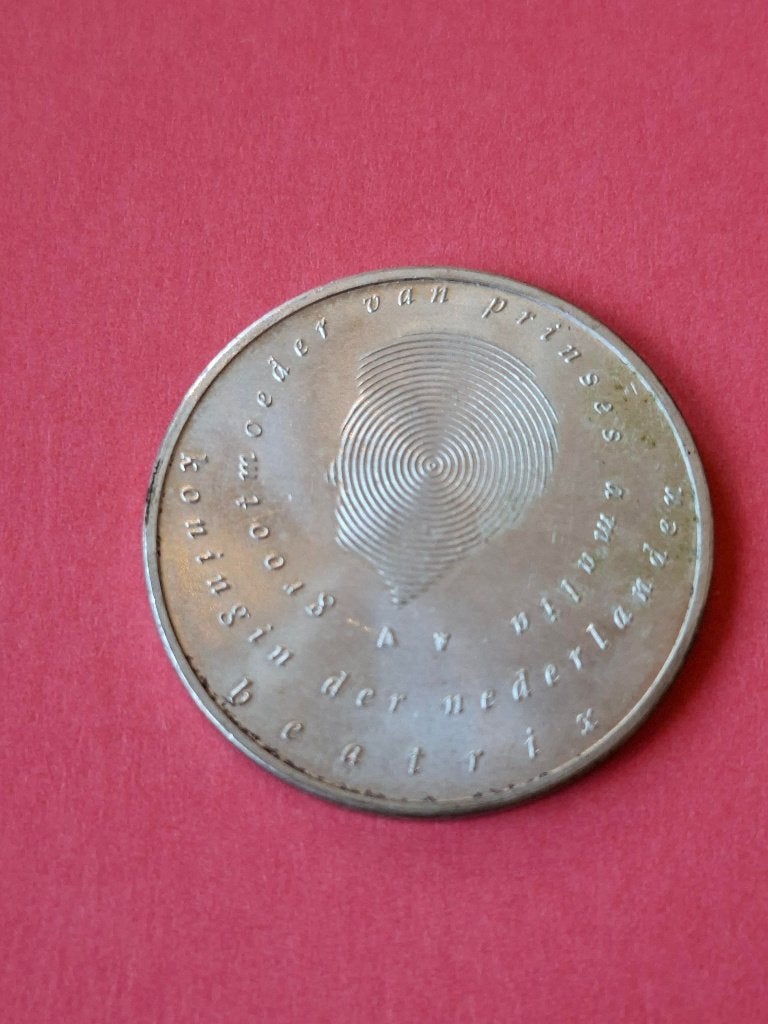2004 tien euro in zilver geboorte Catharina Amalia, Verzenden, Koningin Beatrix, Euro's, Zilver