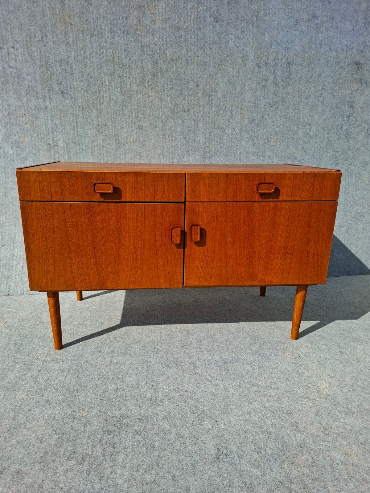 Dressoir, Dressoir, vintage, teak furniture, Danish furniture, tv meubel, 150 tot 200 cm, Teakhout, Ophalen of Verzenden