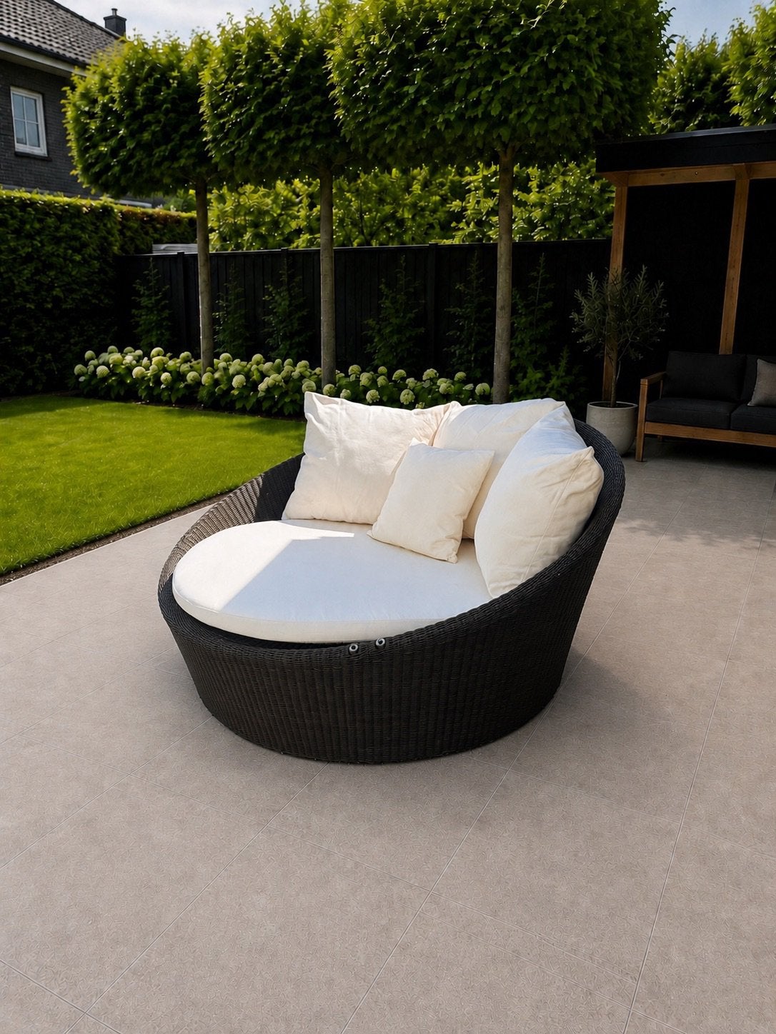 Dedon Orbit Ligbed, Tuin en Terras, Ophalen, Zo goed als nieuw, Aluminium