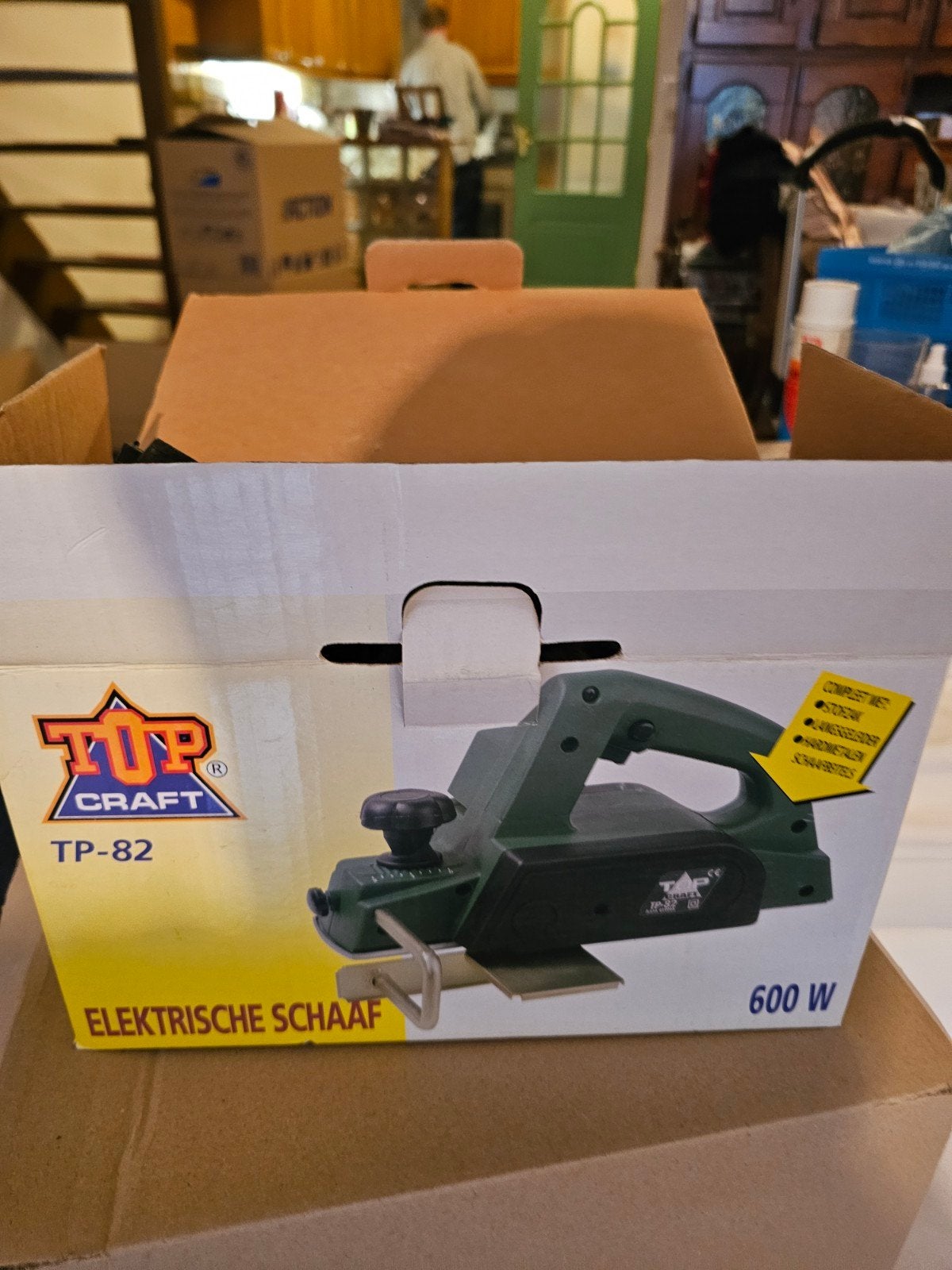 Top Craft TP-82 Elektrische Schaaf 600W, Doe-het-zelf en Verbouw, Ophalen, Gebruikt, Elektrisch