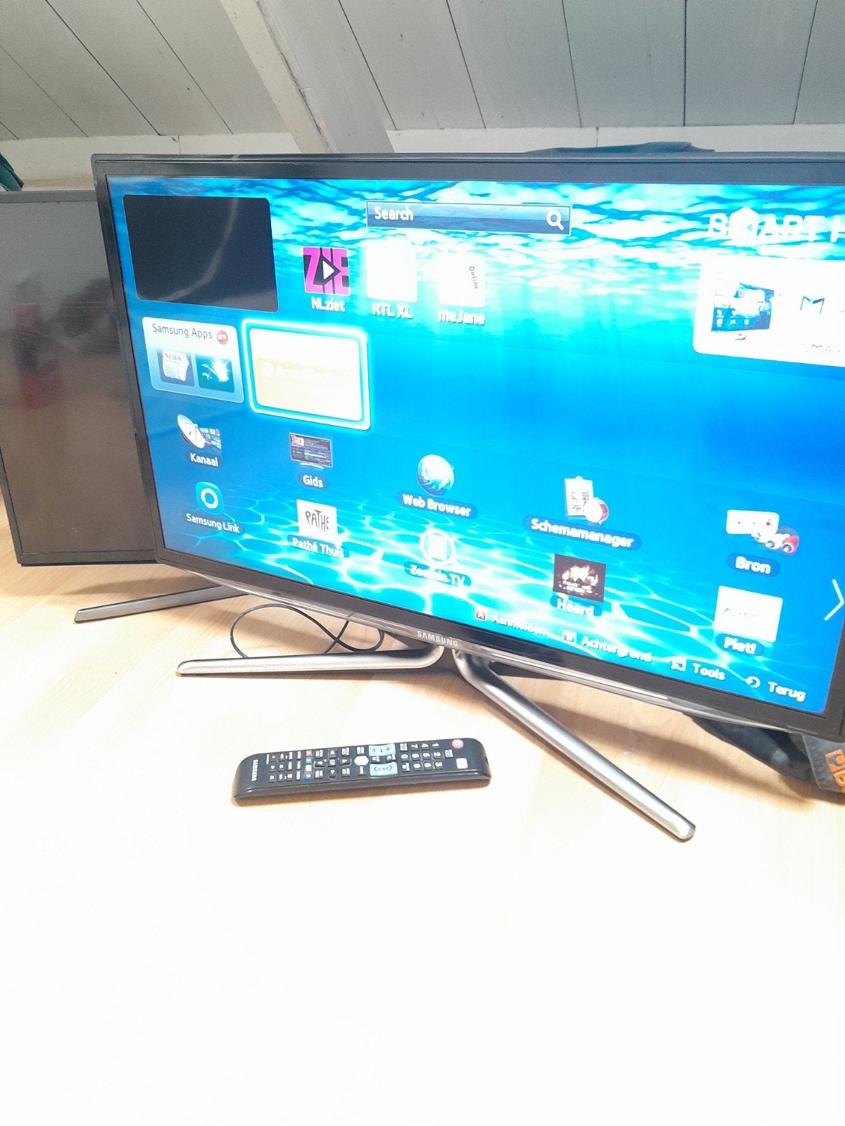Samsung Smart TV met afstandsbediening, Ophalen, 50 Hz, 80 tot 100 cm, Samsung