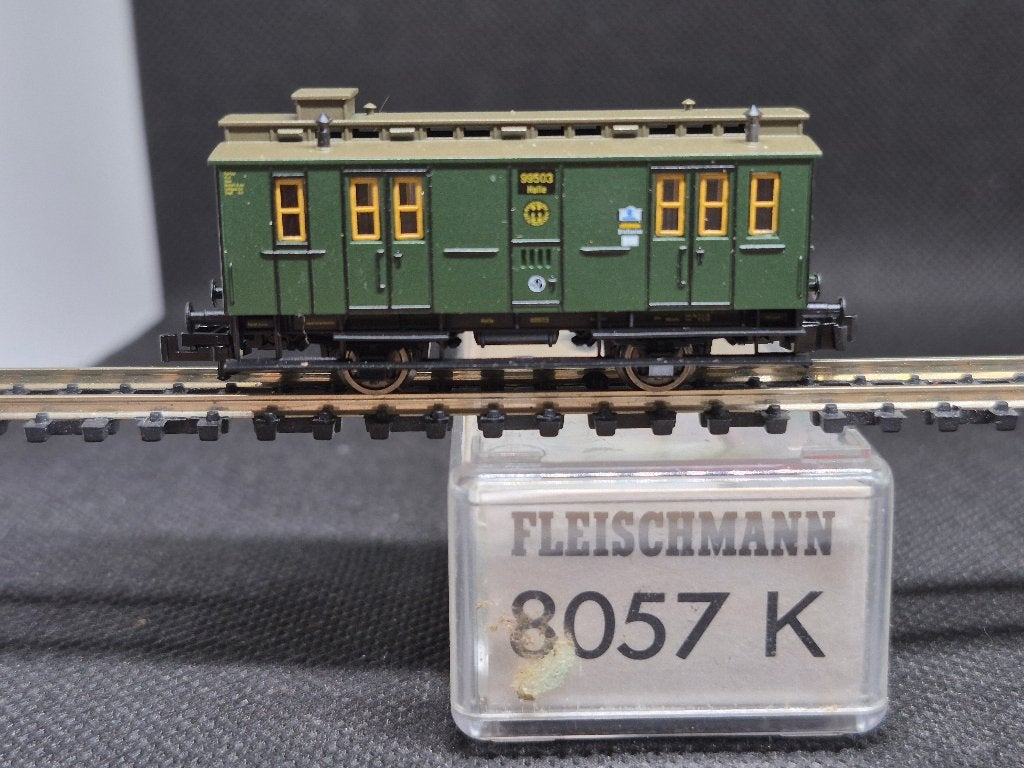 Fleischmann 8057 - DRG bagage-/postwagen PwPosti (16906), Hobby en Vrije tijd, Gebruikt, Gelijkstroom, Fleischmann, Wagon
