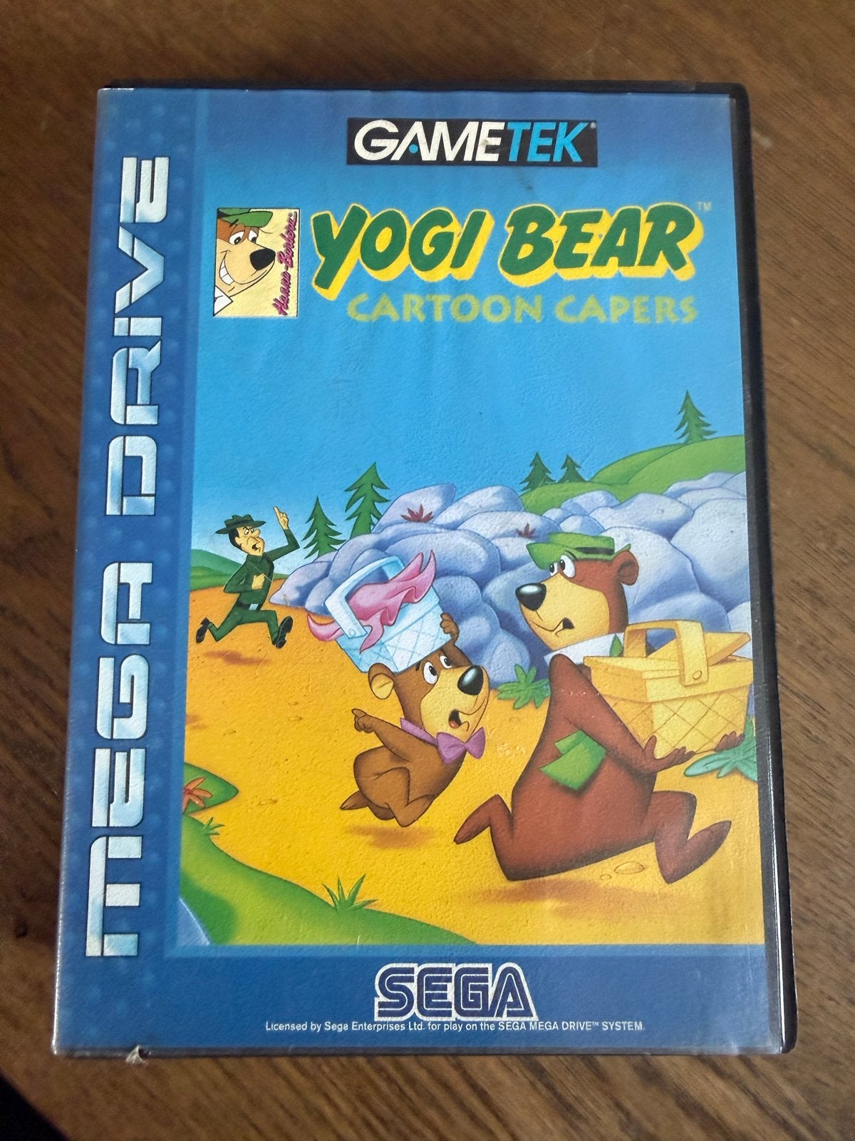Yogi Bear Cartoon Capers - Sega Mega Drive, Mega Drive, Ophalen of Verzenden, Zonder controller, Gebruikt